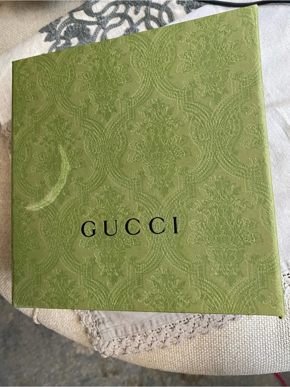 Gucci Black Leather Belt with Gold-Tone Double G Accent